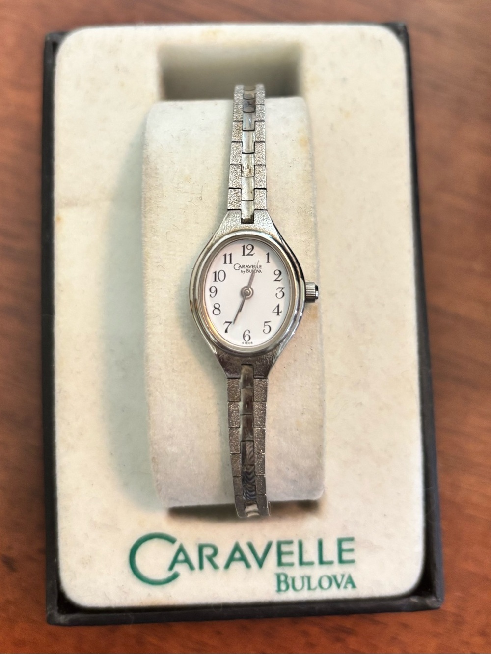 Vintage Caravelle by Bulova Silver Women's Bracelet Watch